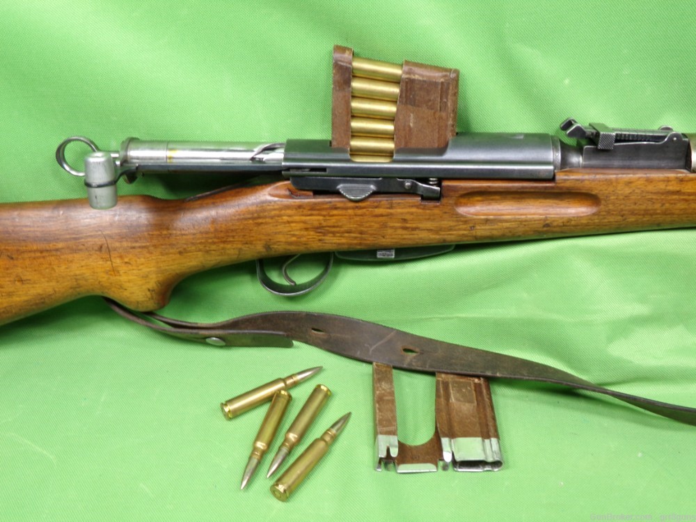 WWII Swiss Model K31 Schmidt Rubin Rifle with accessories-img-18