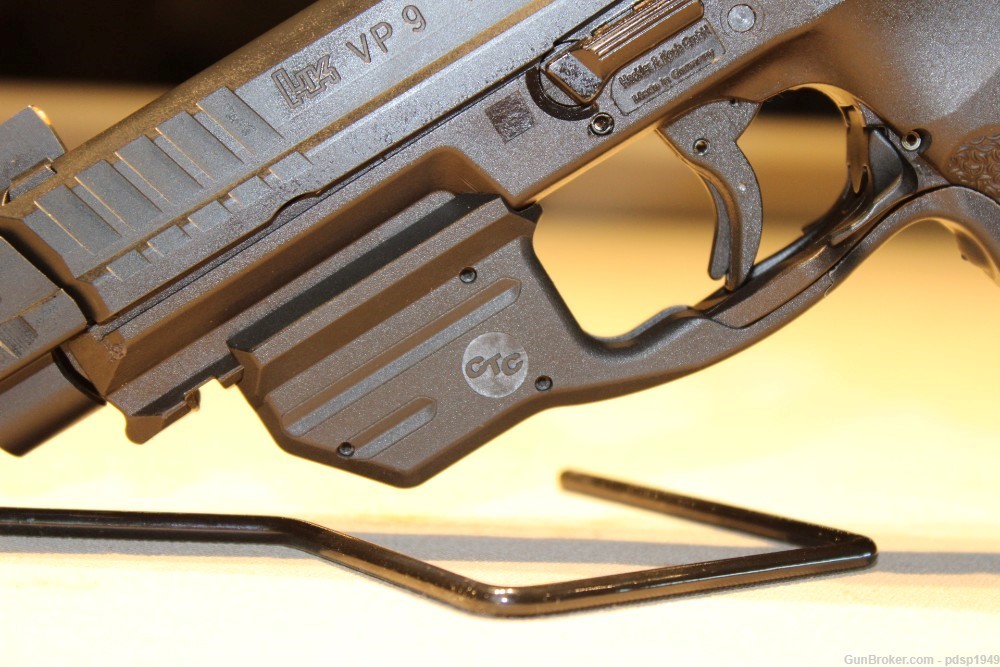 USED H&K VP9T 9mm (1) 17rd Mag 17+1 Raised Sights w/ Crimson Trace Laser-img-2