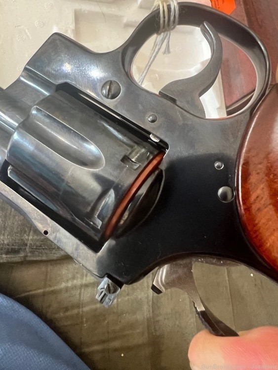 Colt Python 4” blued .357 magnum 6 shot revolver wood grips circa1978 LNIB -img-22