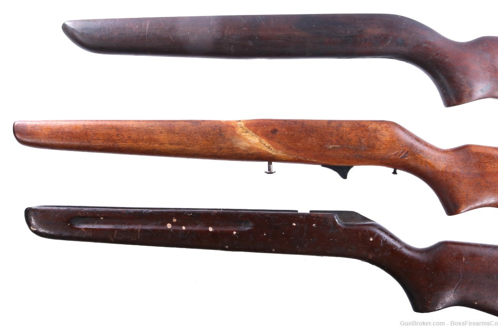 Lot of 3 Miscellaneous Natural Wood Rifle Stocks & Forends- Used (JFM)-img-1