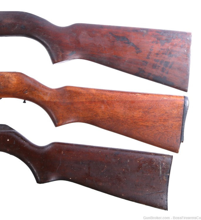 Lot of 3 Miscellaneous Natural Wood Rifle Stocks & Forends- Used (JFM)-img-2