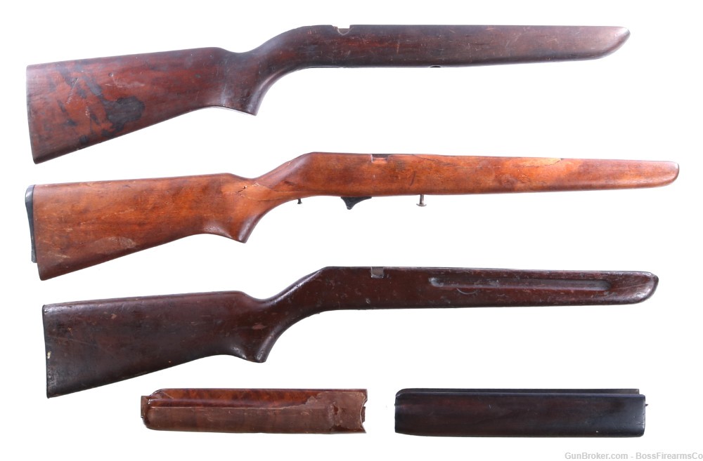 Lot of 3 Miscellaneous Natural Wood Rifle Stocks & Forends- Used (JFM)-img-6