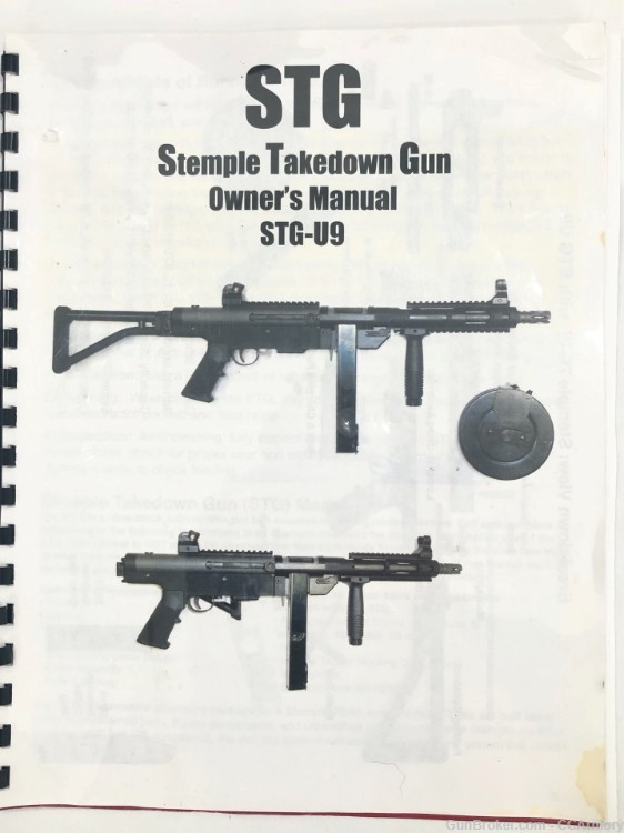 BRP Corp. Stemple 76/45 STG U9 9mm Transferable Machine Gun w/ Suppressor-img-24