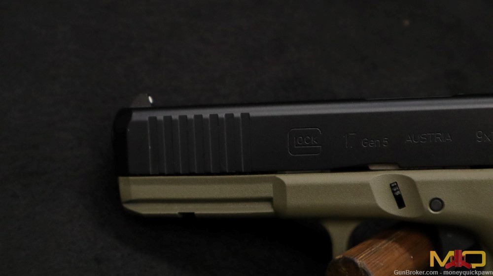 Glock G17 Gen5 9mm Excellent Condition Battlefield Green Penny Start!-img-3