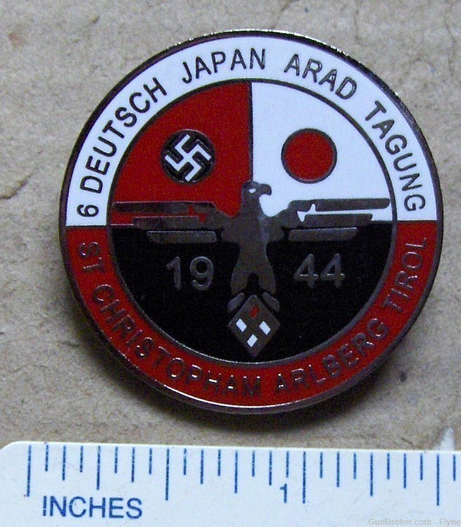 Third Reich Germany, German-Japanese Friendship Badge REPRODUCTION-img-0