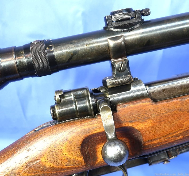 WW2 German Waffen Werke Mauser K98 High Turret Style Sniper Rifle 1944-img-2