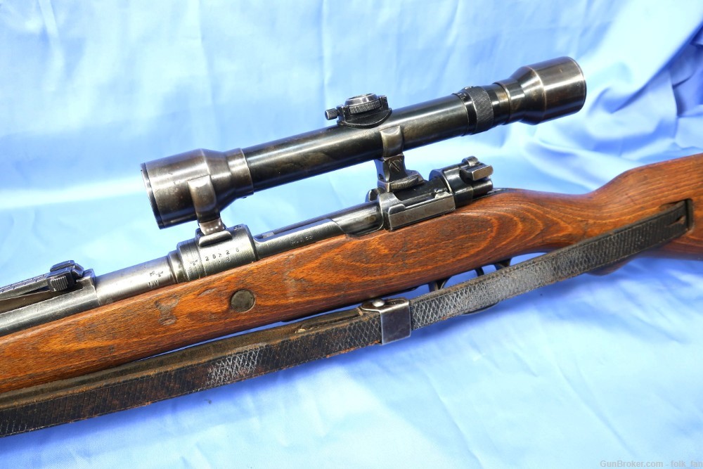 WW2 German Waffen Werke Mauser K98 High Turret Style Sniper Rifle 1944-img-19