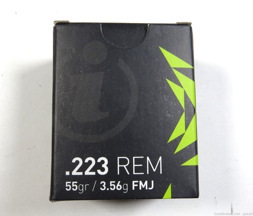 1000rds Igman .223 Rem 55gr Full Metal Jacket (FMJ) Ammo-img-0