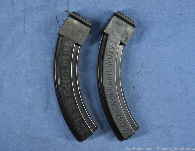 [2] EATON MAGAZINES FOR RUGER 10/22 - CAL .22 LR [25 RND]-img-0