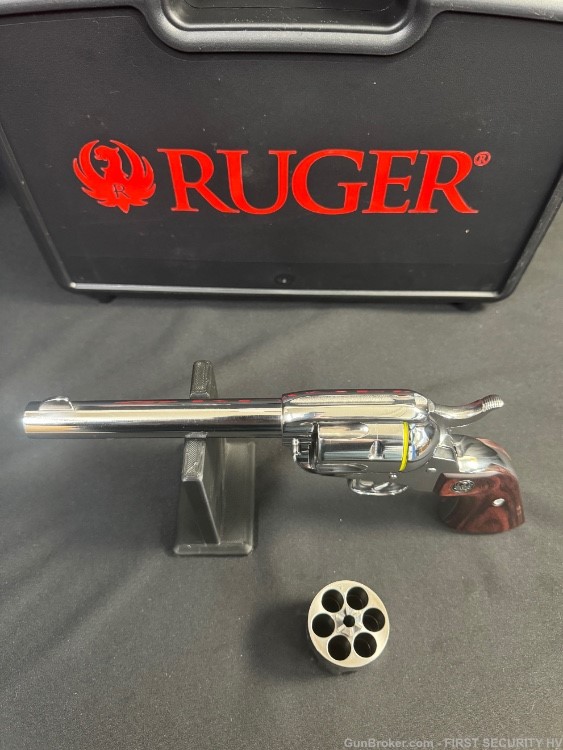 *NEW* RARE RUGER NEW VAQUERO STAINLESS 45COLT/45AUTO 5141-img-1