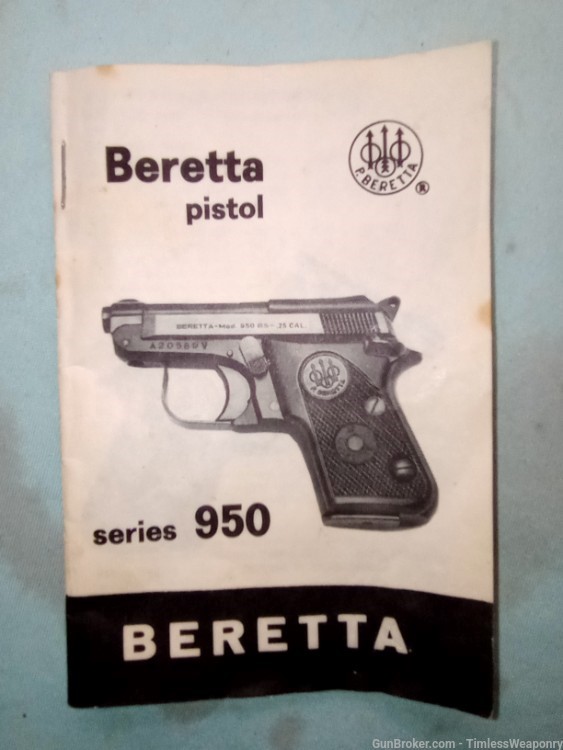 NEW Beretta Minx 950 Beretta Jetfire Pocket pistol Bobcat Browning FN 1968 -img-24
