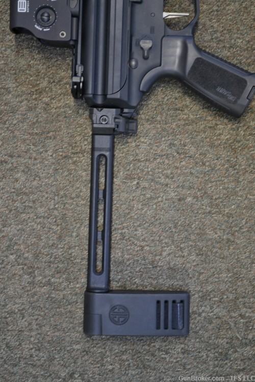 Sig Sauer MPX K Model Arm Brace and Eotech Like New-img-2
