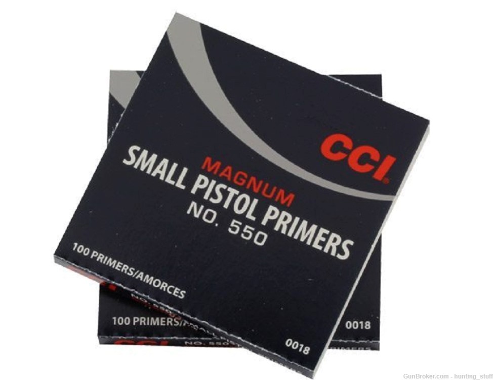 CCI Standard 550 Small Pistol Magnum Primers 5000 Pack 0018-img-0