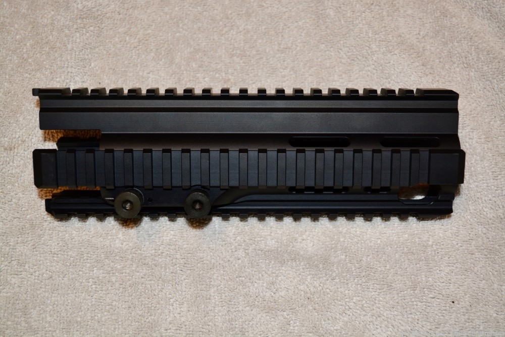 Heckler Koch HK MR762/417 Picatinny Quad Rail Handguard Complete - Black-img-1