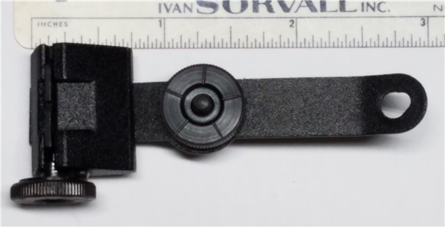Adjustable rear sight for air rifle, 1"x3"-img-0
