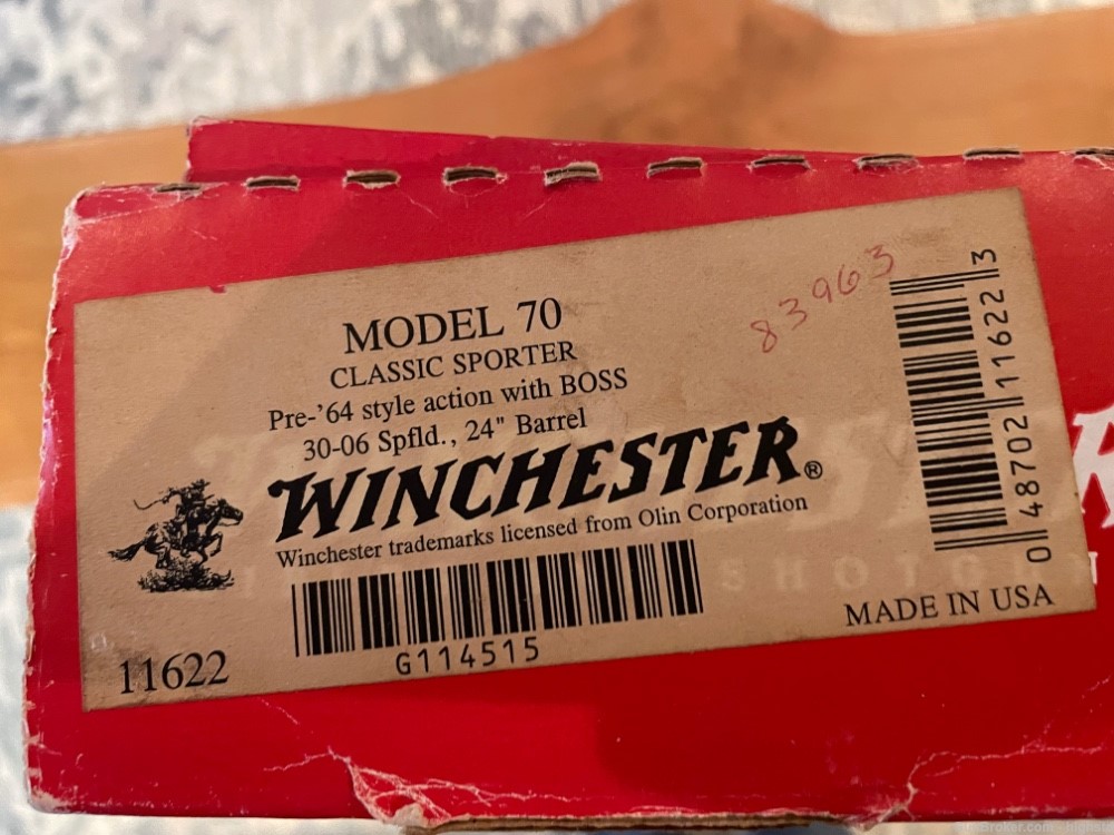 Winchester Model 70 Sporter Classic with The BOSS and Nikon Scope-img-12