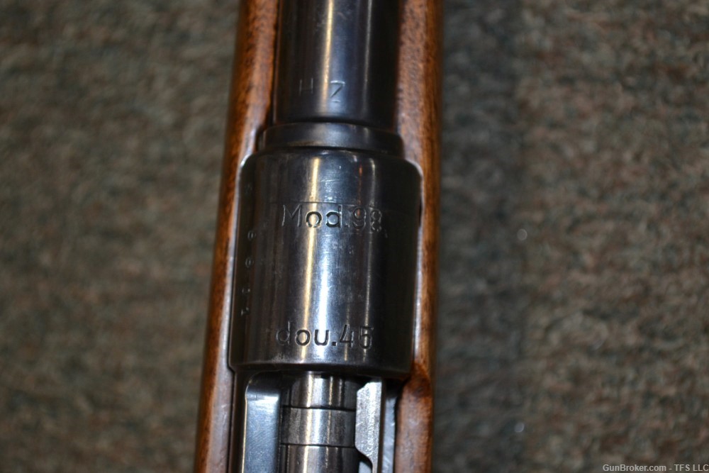 dou K98 Mauser Sporterized in 8mm Mauser Redfield Sight-img-6