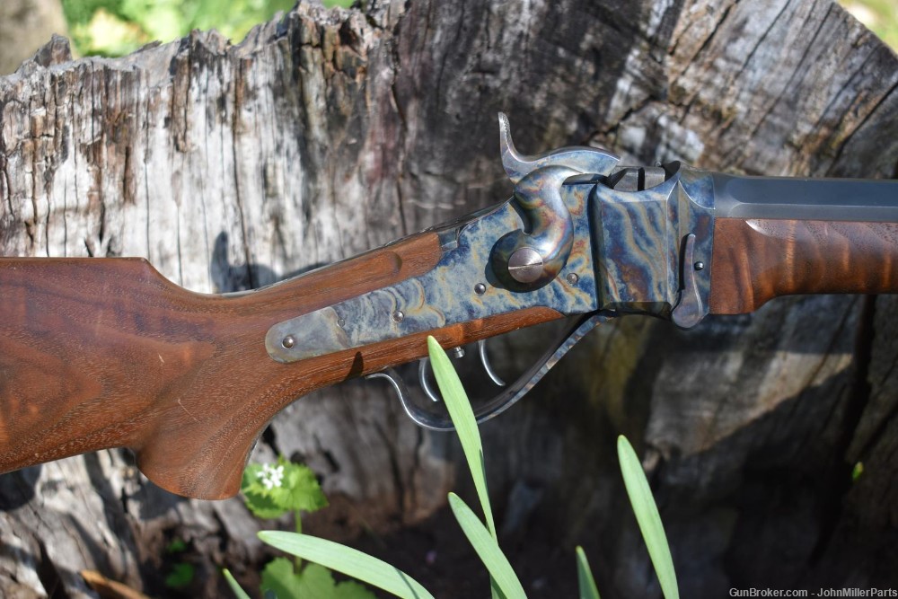nice Shiloh Sharps Arms 1874 2 1/10 30" target 45-70 bpcr single shot-img-7