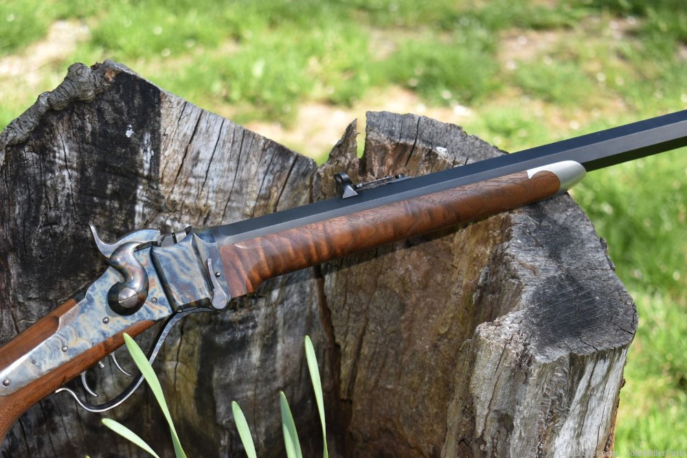 nice Shiloh Sharps Arms 1874 2 1/10 30" target 45-70 bpcr single shot-img-4