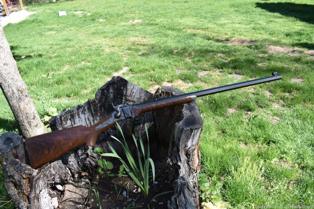nice Shiloh Sharps Arms 1874 2 1/10 30" target 45-70 bpcr single shot-img-0
