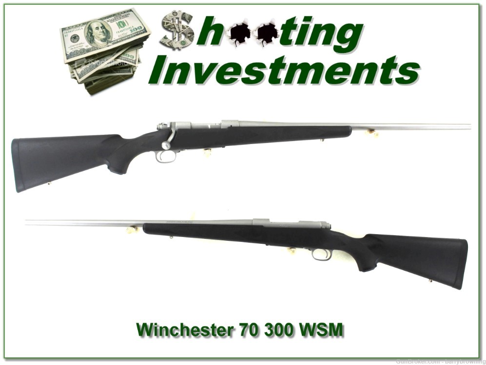 Winchester 70 300 WSM Stainless Classic claw New Haven made rifle!-img-0
