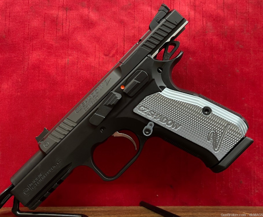 CZ Shadow 2 Compact 9mm Luger 9x19 OR Optic Ready DA / SA Semi-Auto Pistol-img-5