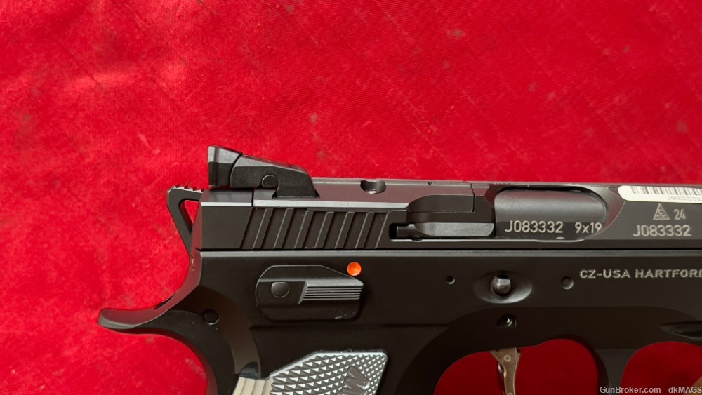 CZ Shadow 2 Compact 9mm Luger 9x19 OR Optic Ready DA / SA Semi-Auto Pistol-img-9