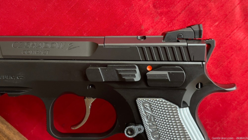 CZ Shadow 2 Compact 9mm Luger 9x19 OR Optic Ready DA / SA Semi-Auto Pistol-img-4