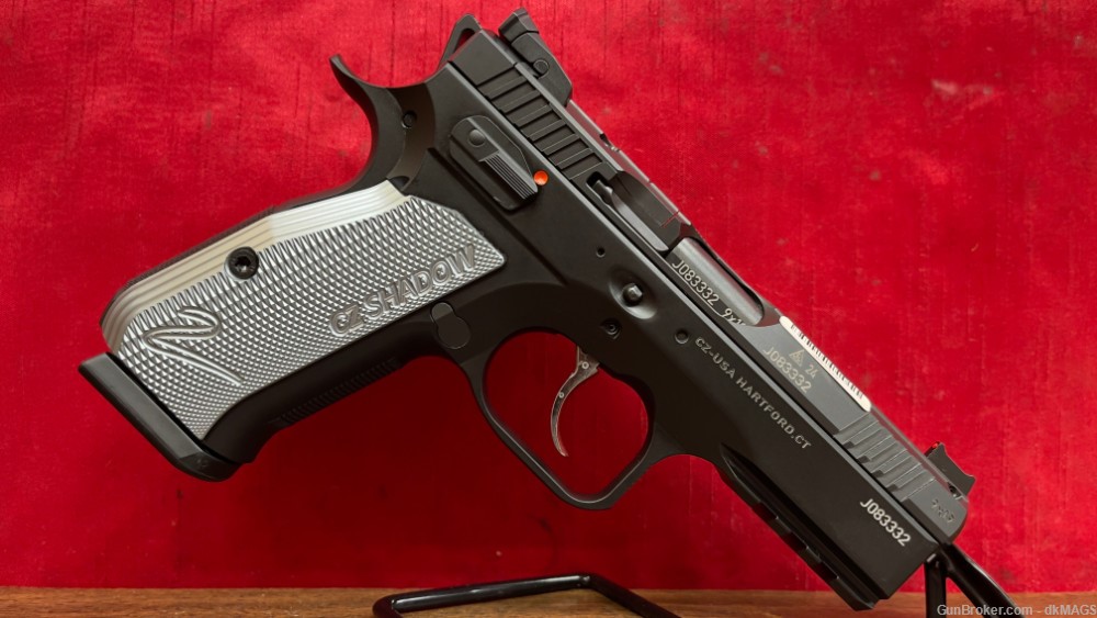 CZ Shadow 2 Compact 9mm Luger 9x19 OR Optic Ready DA / SA Semi-Auto Pistol-img-6