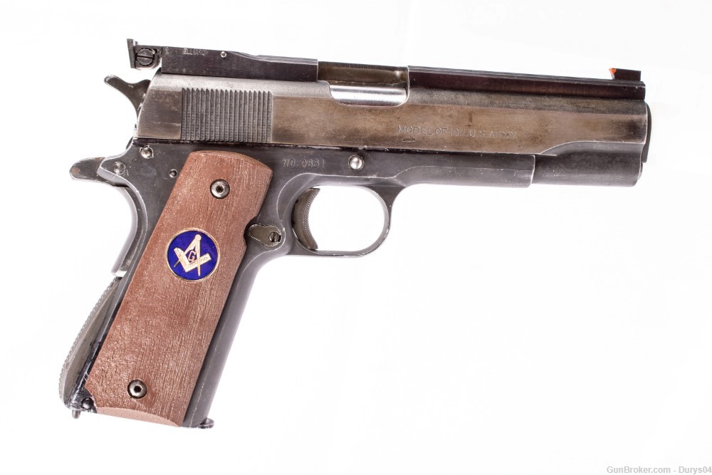 A.R. Sales Co. Model of 1911 45 ACP with Bo-Mar Sights Durys# 17462-img-2