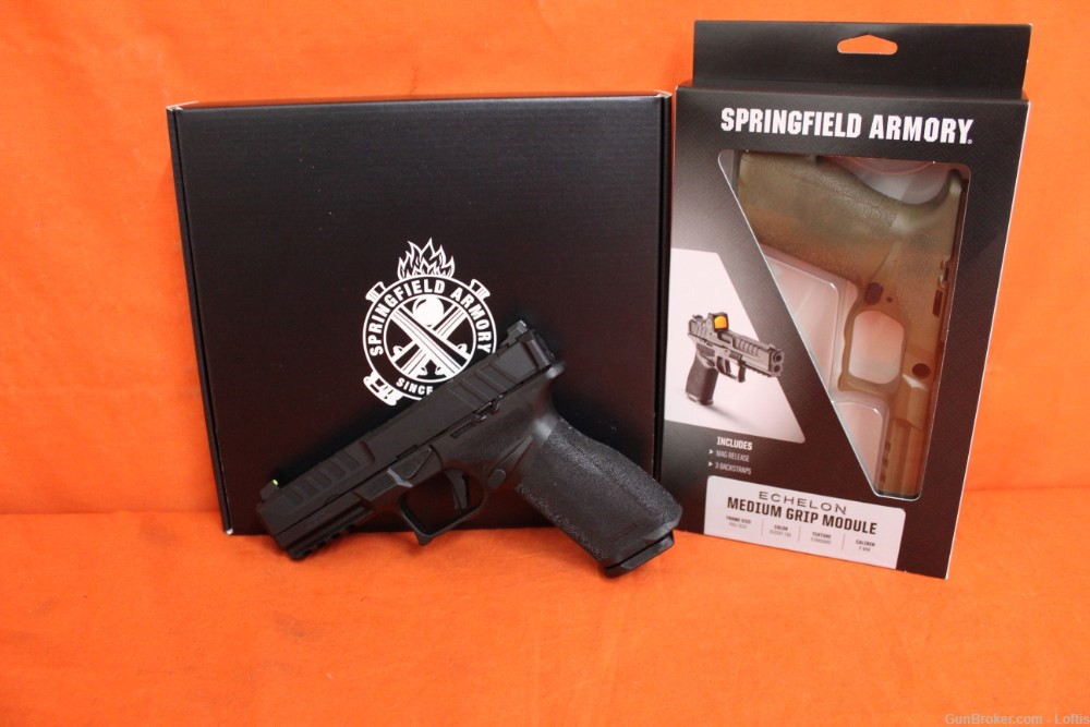 Springfield Armory Echelon 9mm With FDE Grip Module NEW! Free Layaway!-img-0