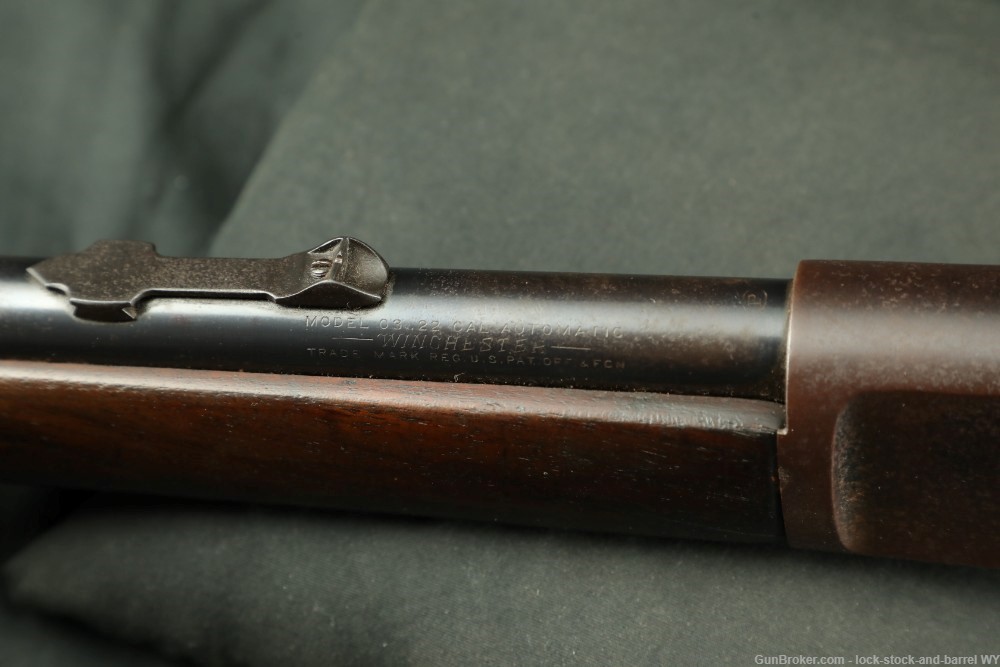 Winchester Model 03 1903 .22 WAR Semi-Automatic Rimfire Rifle, 1915 C&R-img-25