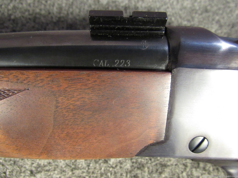Ruger No. 3 1 223 1979 vintage MINT DELUXE wood, Employee Gun? number 3-img-1