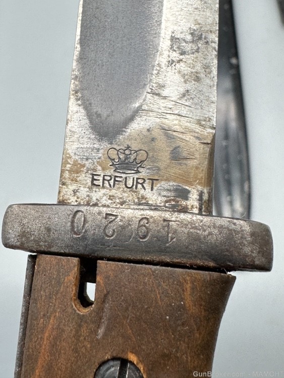 WW2 WW1 German Bayonet Lot Knife Dagger 1915 Erfurt E. Pack-img-12