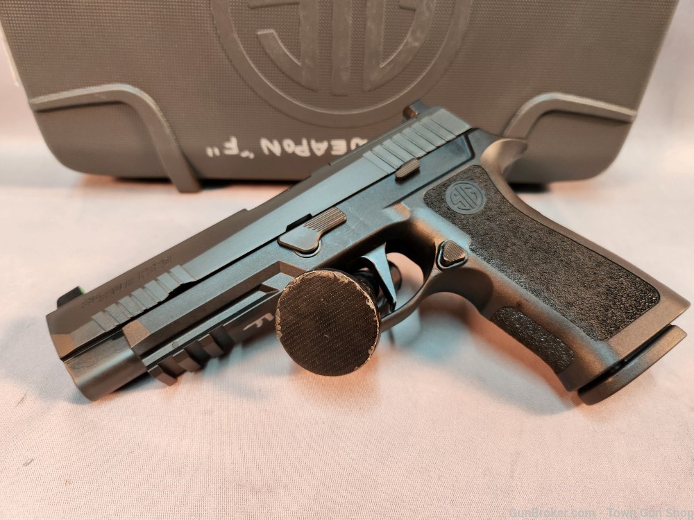 SIG SAUER P320 PRO SUPPRESSOR HIGH SIGHTS 9MM USED! PENNY AUCTION!-img-0