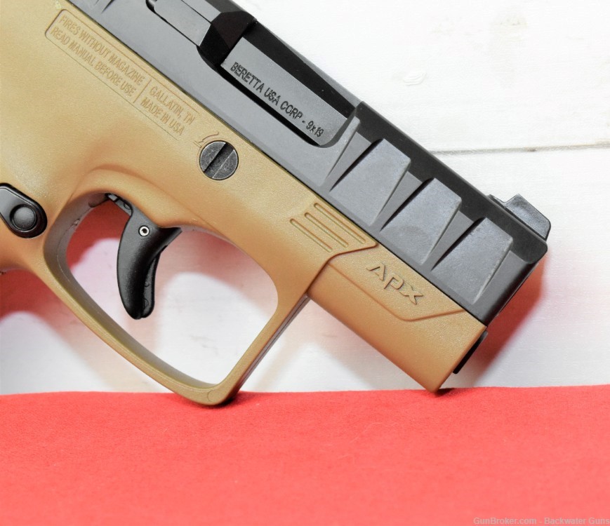 FACTORY NEW BERETTA APX CARRY FDE 9MM PISTOL NO RESERVE!-img-5