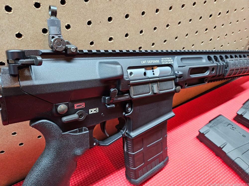 LMT MARS-H Quad 16in + 3 mags, muzzle brake, and irons.-img-2