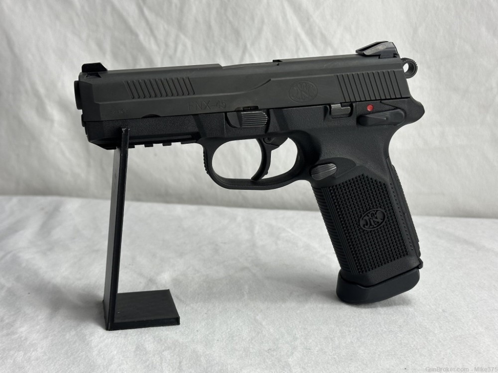 FN Hersal FNX-45 .45 ACP Black Handgun w/ 3 mags & case -img-2