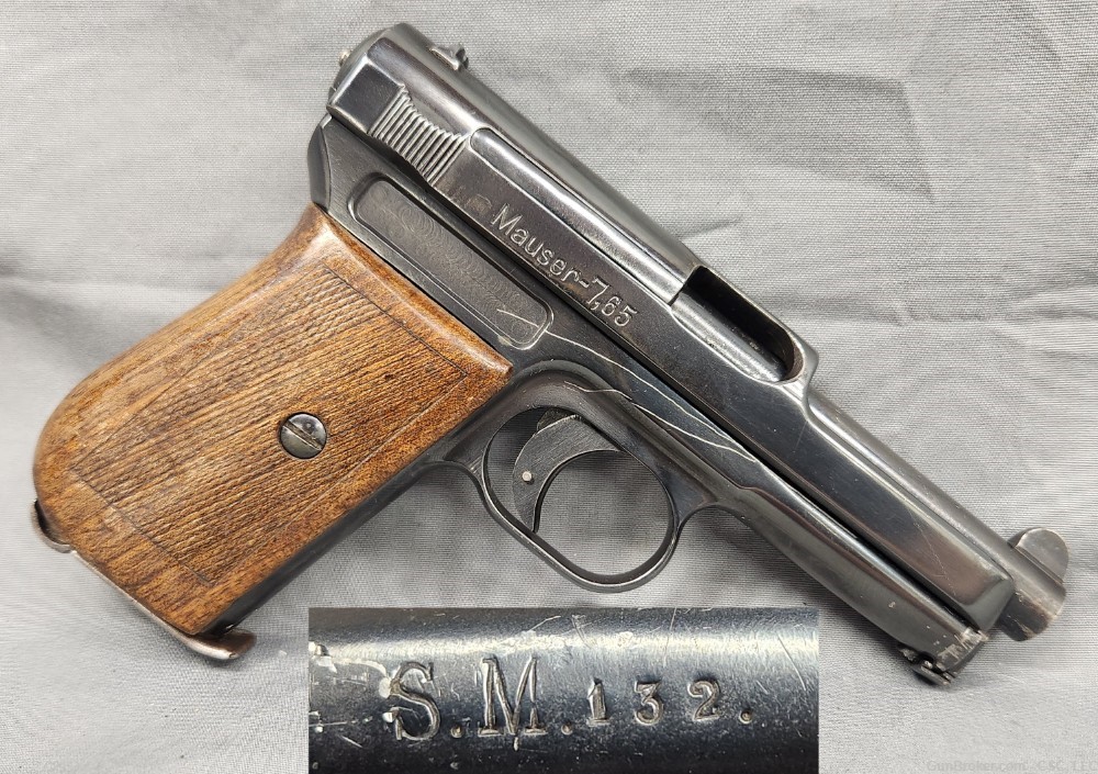 Mauser 1914 pistol 32ACP Muenster Germany police marked-img-0