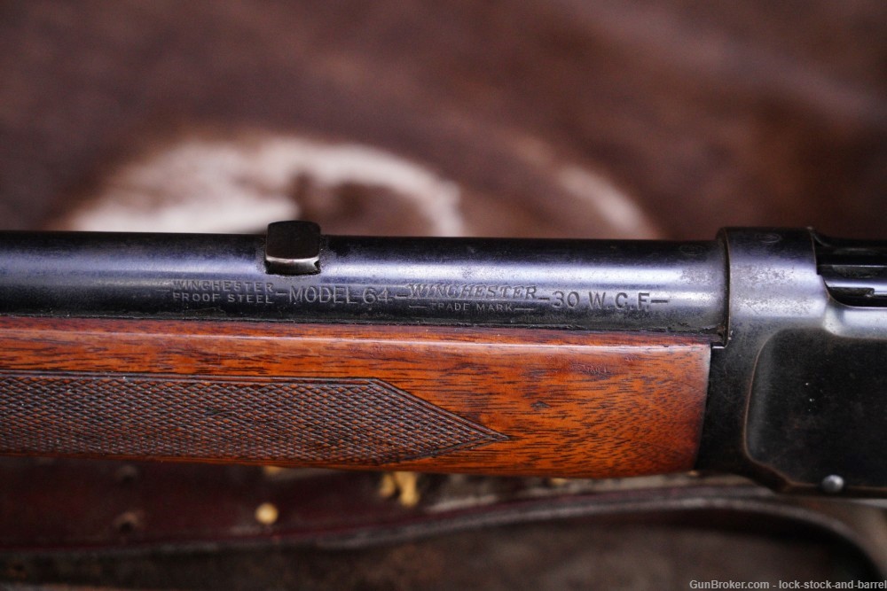 Winchester Model 64 .30-30 WCF 20” Lever Action Rifle, MFD 1935 C&R-img-18