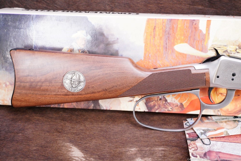 Winchester Model 94 John Wayne Commemorative Lever Rifle & Box .32-40 Win-img-3