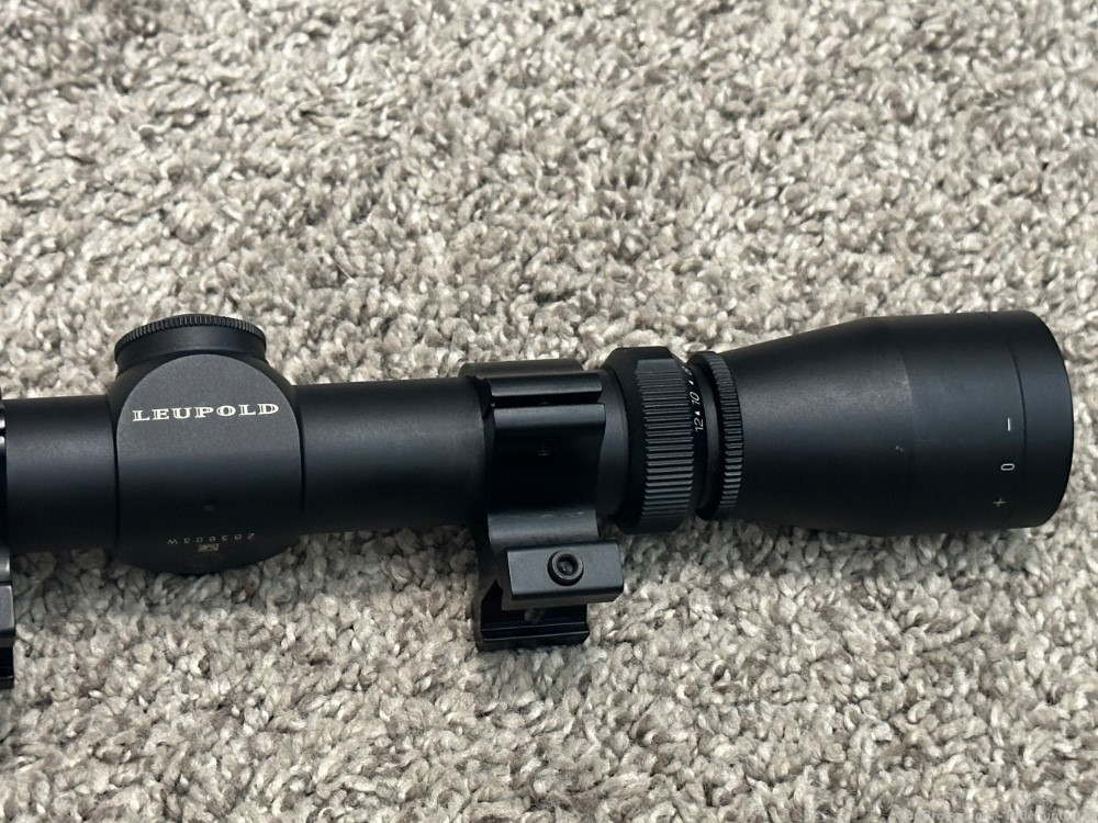 Leupold VX-II 4-12x50mm riflescope matte 1” tube duplex 1/4” click -img-1