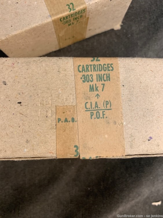 10 boxes of .303 caliber surplus  at 32 rounds per box-img-4