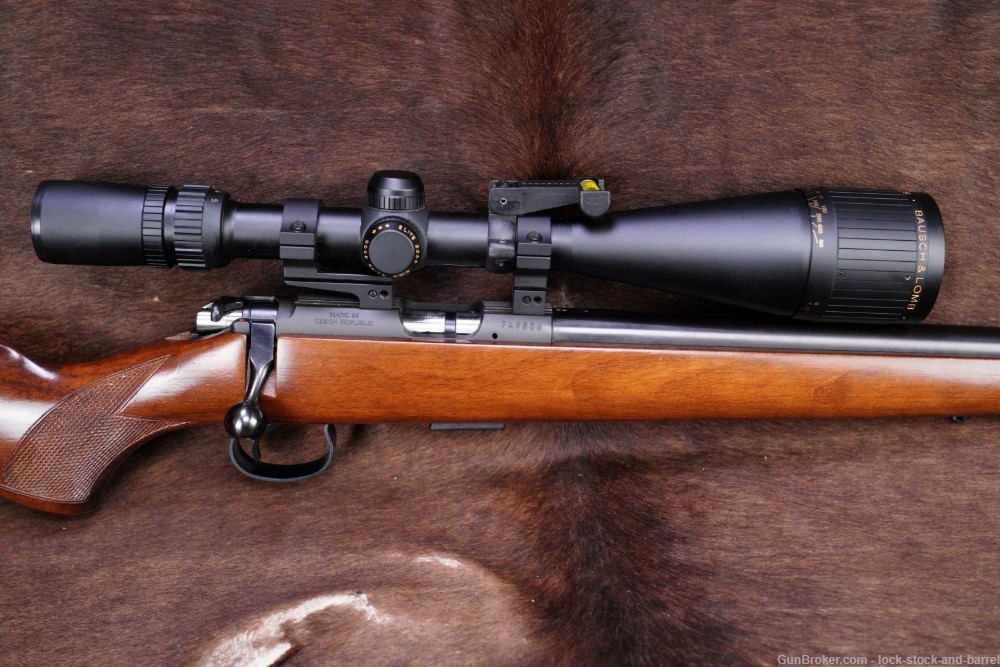 CZ USA Model 452-2E ZKM .22 LR 21" Bolt Action Rifle w/ Bausch & Lomb Scope-img-4