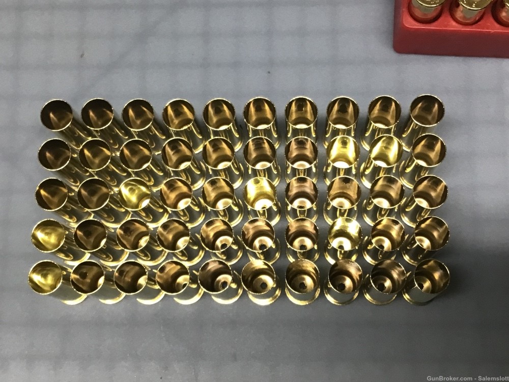 200 RP FED 44 Rem Mag Brass Remington Magnum Deprimed Pin Polished-img-6