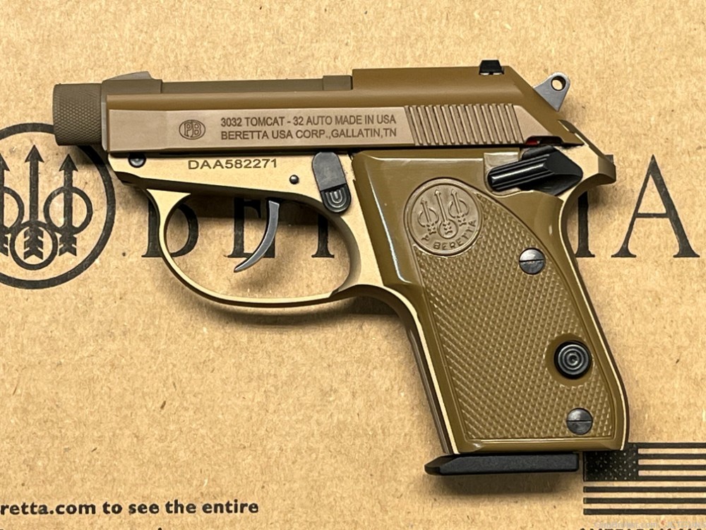 Beretta 3032 Tomcat Covert .32 ACP Semi Auto Pistol 2.9" NO CC FEES -img-1