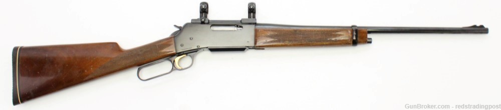 Browning BLR 81 20" Barrel 243 Win Wood Stock Lever Action Rifle 1982 Japan-img-0