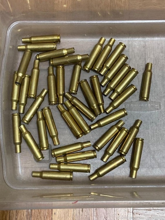 222 Rem Brass Rifle Cases Mixed Head Stamp 95 pcs-img-4