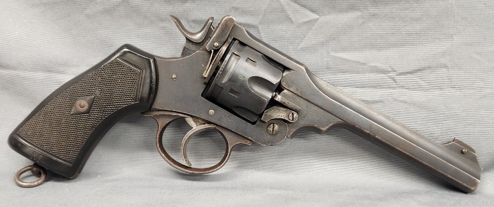 Webley Mark VI revolver .45 ACP 1919 N prefix post war Irish Armed Services-img-1