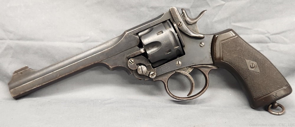 Webley Mark VI revolver .45 ACP 1919 N prefix post war Irish Armed Services-img-20